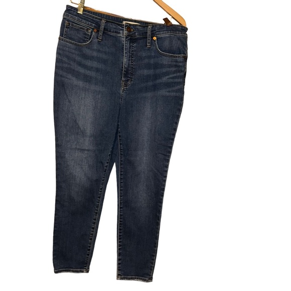 Madewell Curvy High-Rise Skinny Crop stretch Jeans style mc705 size 31 - Picture 2 of 7